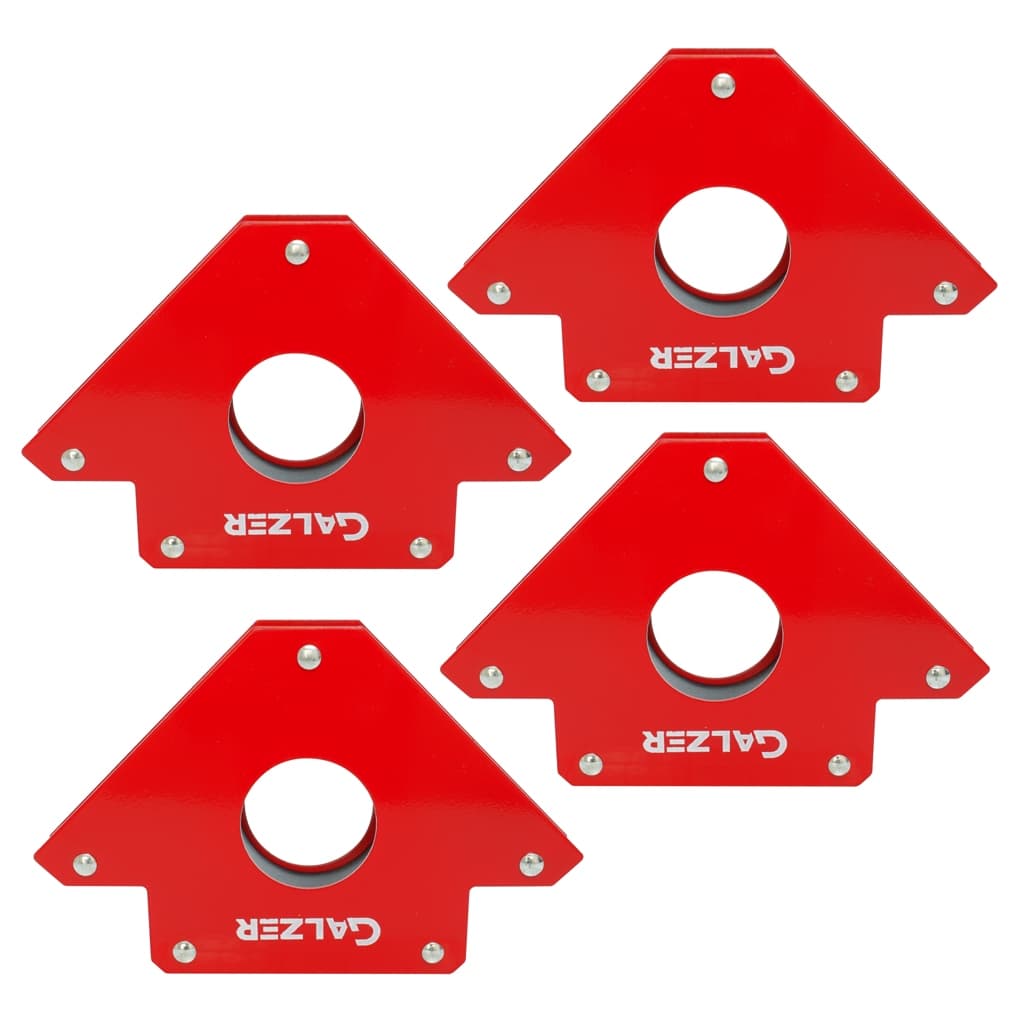 Kit 4 Esquadro Magnético Profissional De 35kg Para Solda / Multi Ângulos