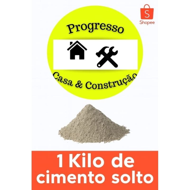 Cimento Comum Pacote 1Kg