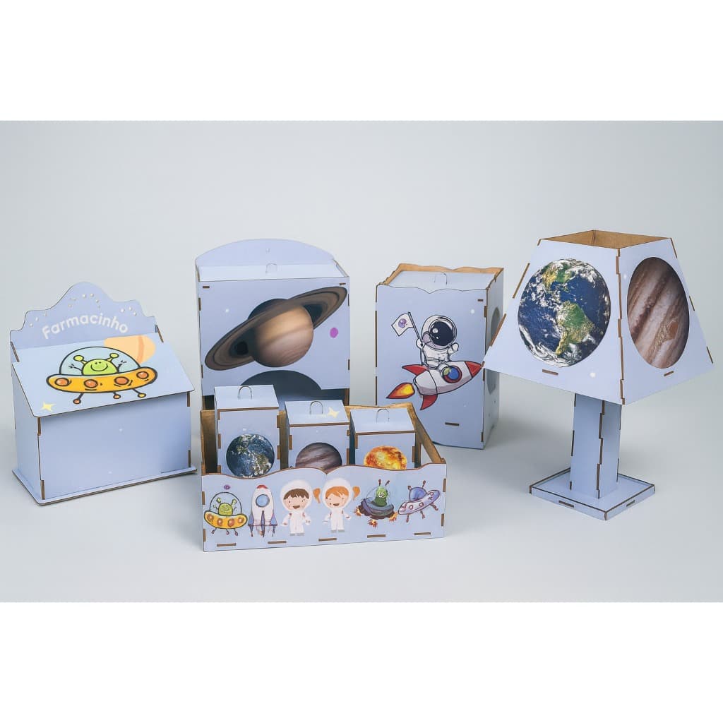 Kit Higiene Bebê astronauta