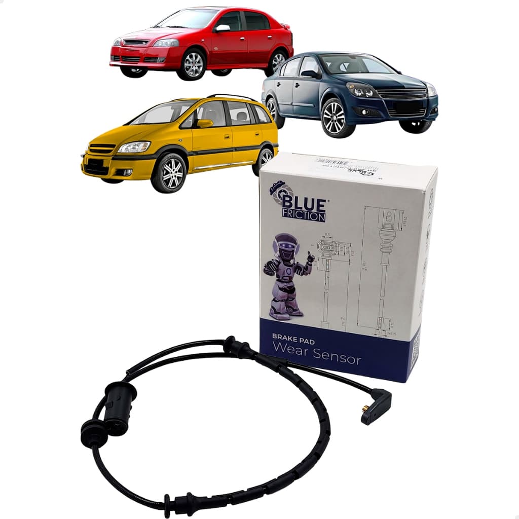 Sensor De Desgaste Pastilha De Freio Dianteiro Chevrolet Astra/ Vectra/ Zafira 1998 Até 2012