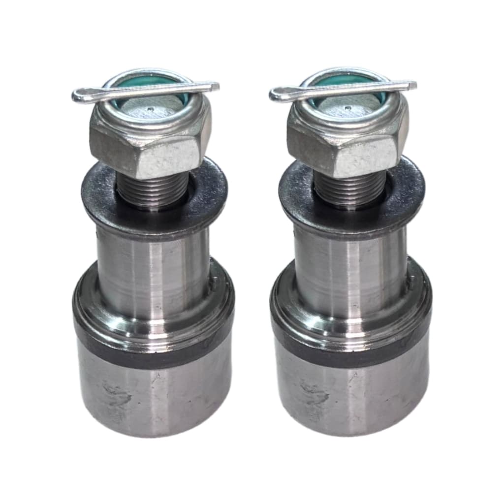 Par Ponta De Eixo Fiat Usinada Para Carretinha Reboque Tubo 2"