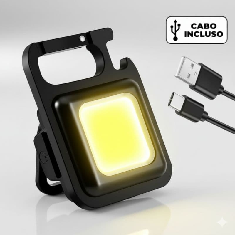Mini Lanterna Com Led. Abridor de garrafas, Chaveiro portati Camping