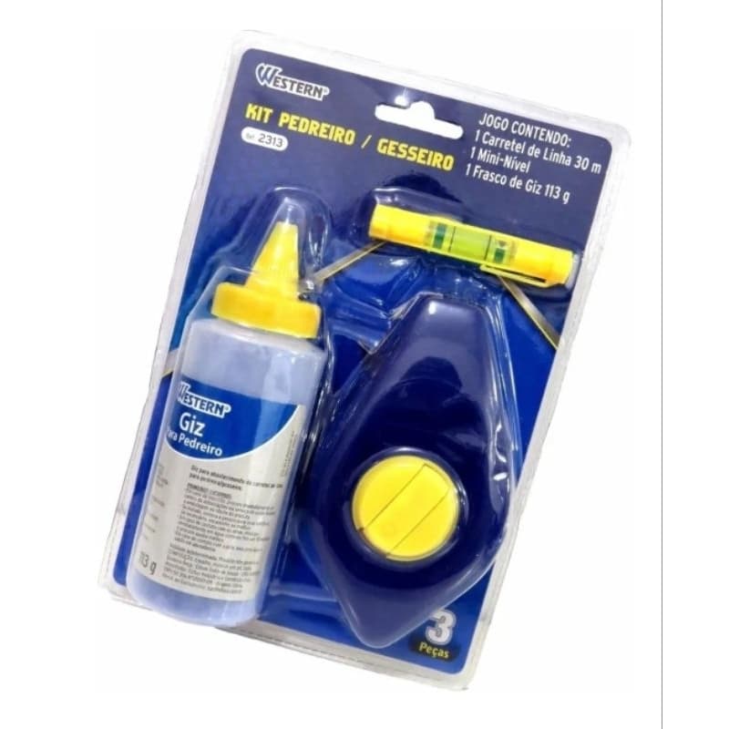 Kit Para Pedreiro e Gesseiro 3 peças