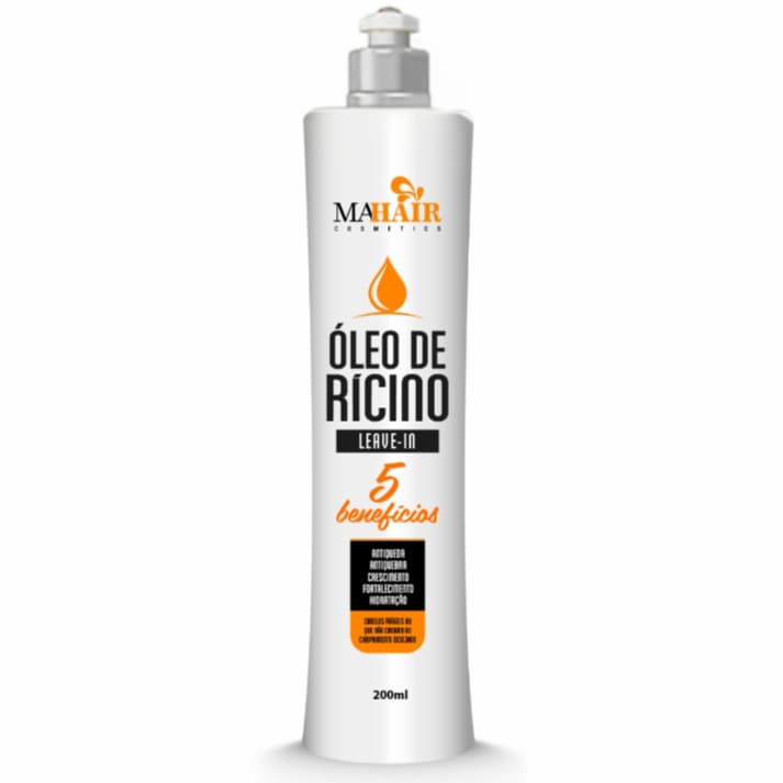 Creme de Pentear Finalizador Óleo de Rícino 5 Benefícios Mahair Promoção!