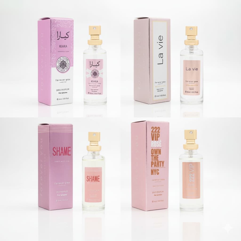 Perfume Inspiração Importado e Árabe Deo Colônia Feminino Forever You 15ml Alta Fixação