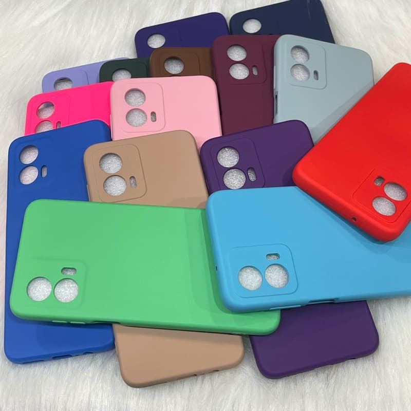 Capinha Capa Motorola G35 silicone case Aveludada
