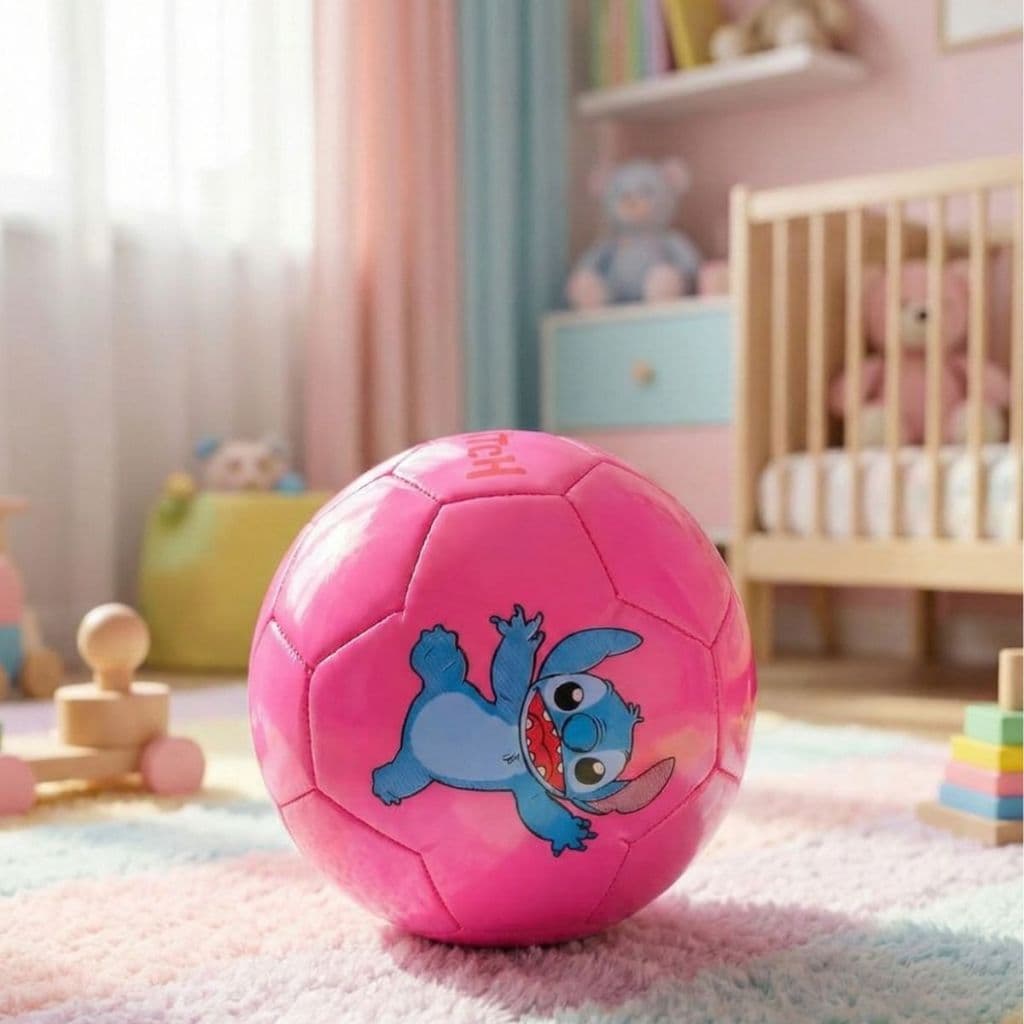 Bola Infantil Stitch Com Estampa Divertida Ideal Para Brincadeiras