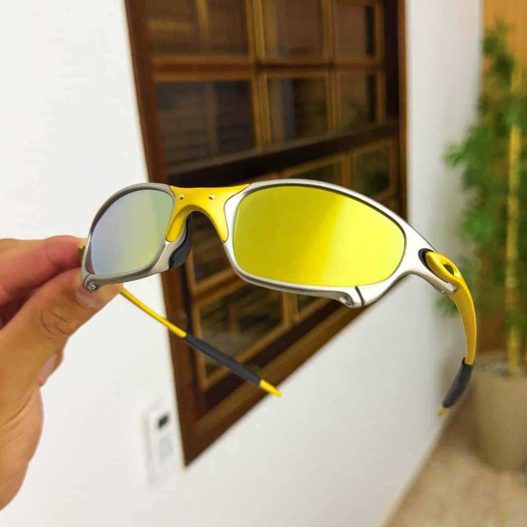 Óculos de Sol Polarizado Full Metal Proteção UV400 Masculino Feminino