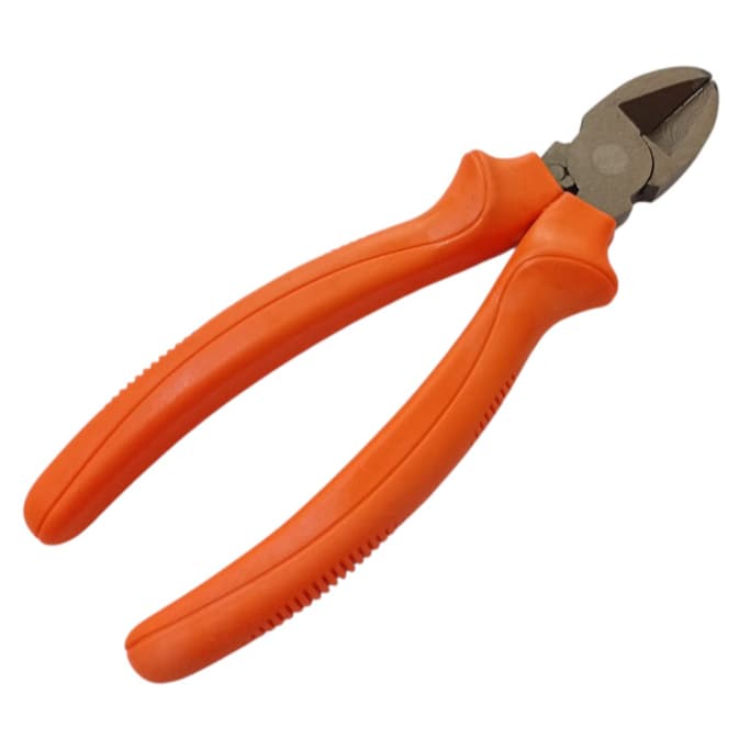 Alicate de Corte Diagonal 8" Polegadas em Aço Cabo Emborrachado Profissional
