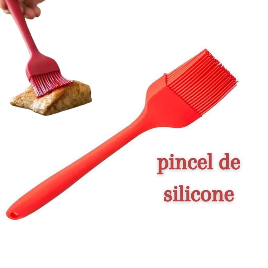 Pincel De Silicone P/ Culinário Confeitaria Cozinha Grande 26.3 Cm