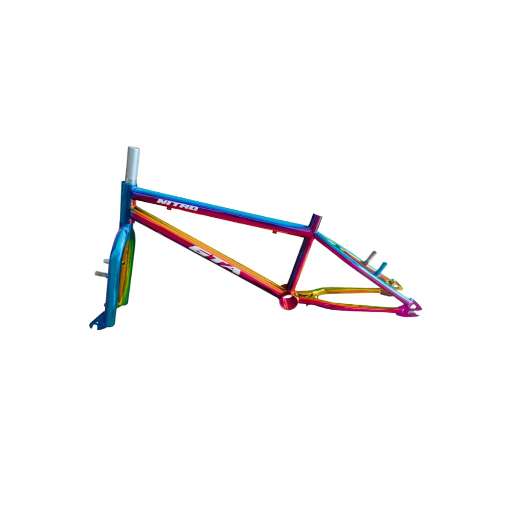Quadro Bmx Gta Nitro Com Garfo Camaleão Oil Aro 20 Freestyle