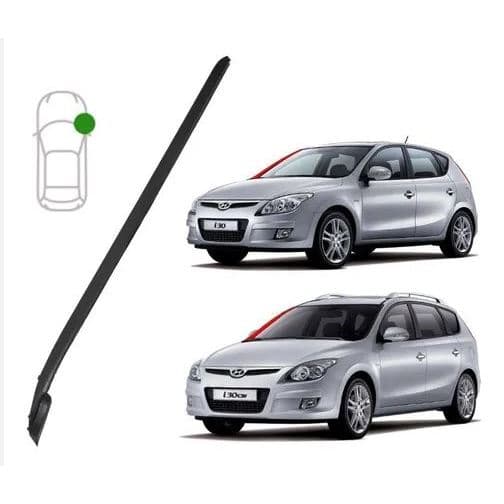 Kit Par Moldura Friso Parabrisa I30 2009 2010 2011 2012 12 ORIGEM COREIA