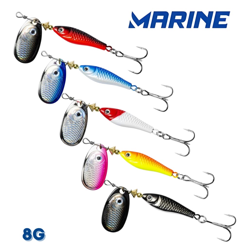 Isca Artificial Marine Sports Spinner Laser 8g
