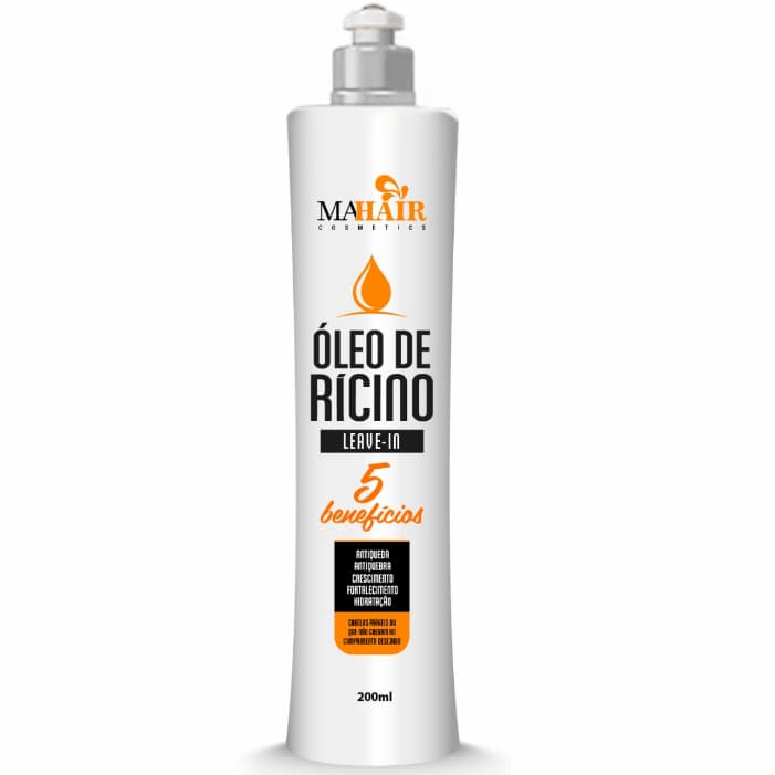 Creme de Pentear Finalizador Óleo de Rícino Mahair Hidratação e Fortalecimento Promoção!