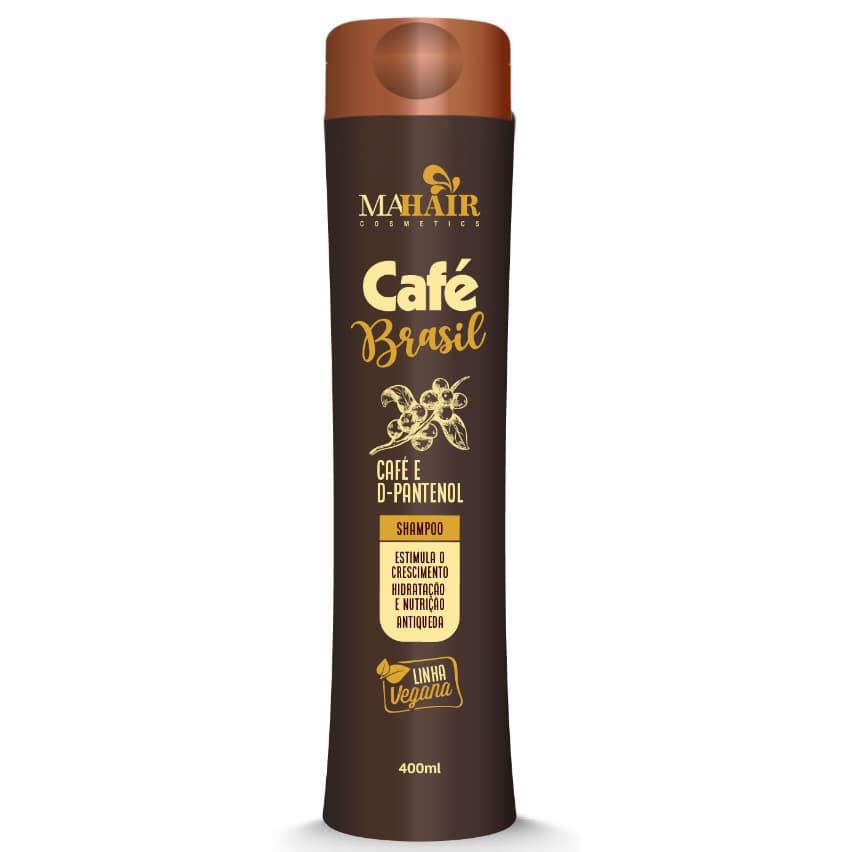 Shampoo Café Brasil Mahair Estimula o Crescimento Promoção!