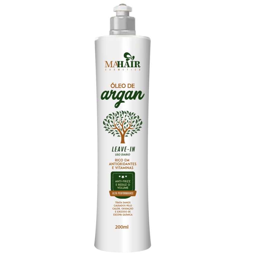 Creme de Pentear Finalizador Óleo de Argan Mahair Anti-frizz Promoção!