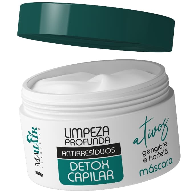 Máscara Capilar Anti-caspa Antirresíduos Detox Capilar Mahair Promoção!