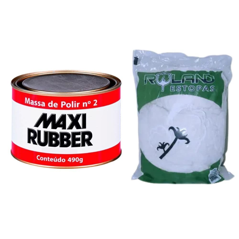 Kit Polimento Automotivo Massa Polir N2 E Estopa 150g Oferta