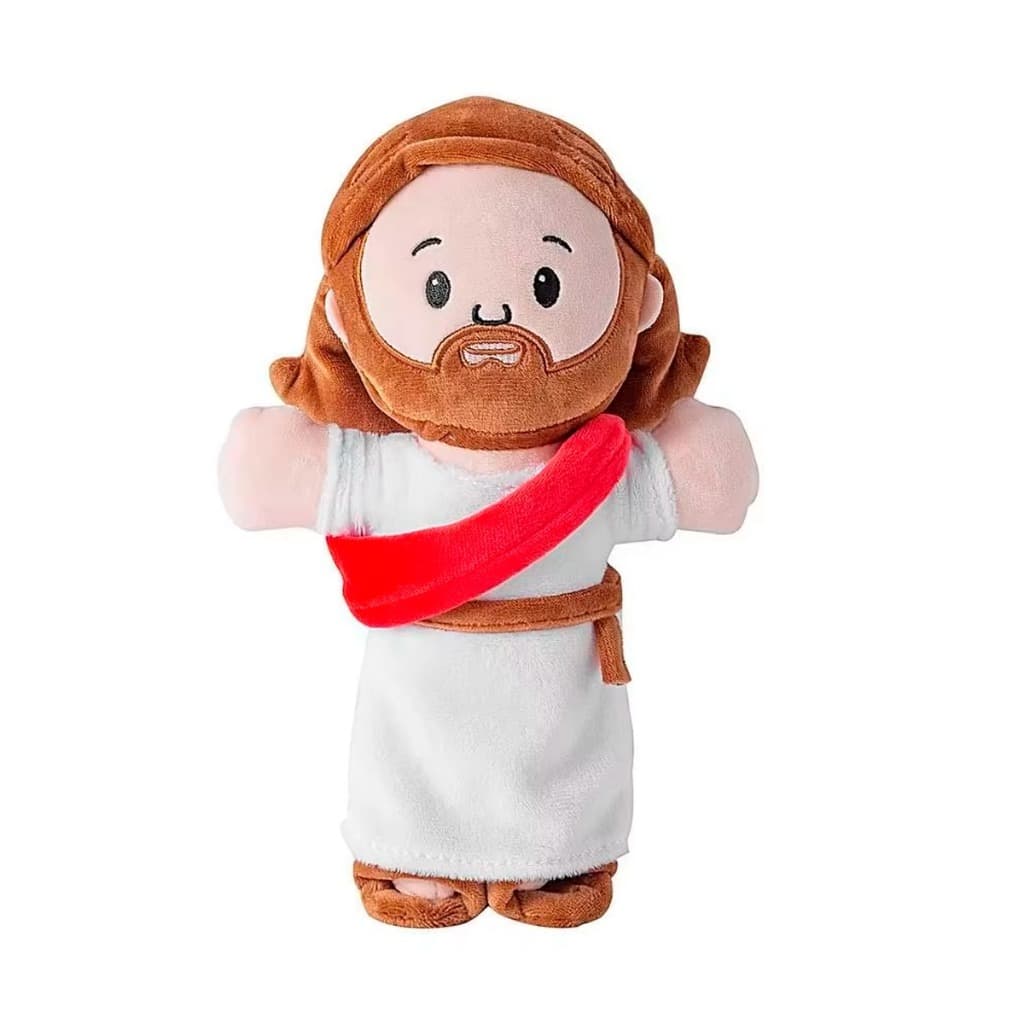 Pelúcia Jesus Infantil 25cm | Boneco de Pelúcia Macio | Presente Religioso Cristão | Decoração Quarto