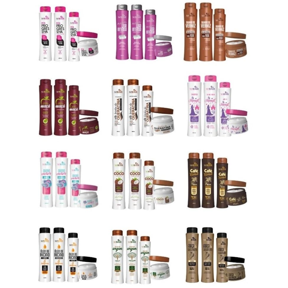 Kit Capilar Shampoo Condicionador e Máscara Capilar Mahair Linha Completa Promoção!