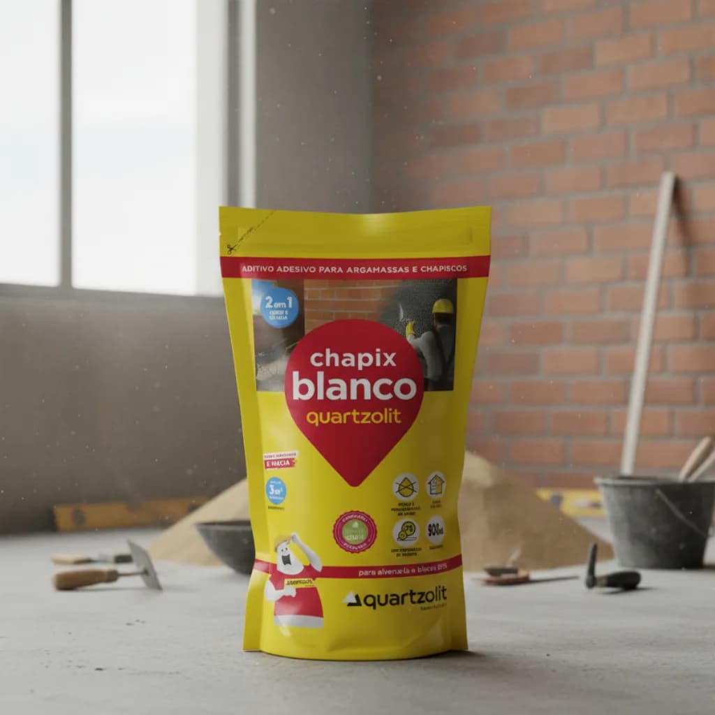 Aditivo Chapix Blanco 900ml Para Alvenaria e Blocos EPS - Quartzolit