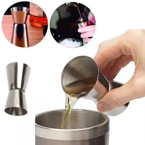Dosador De Bebidas 25/50ml Inox Premium