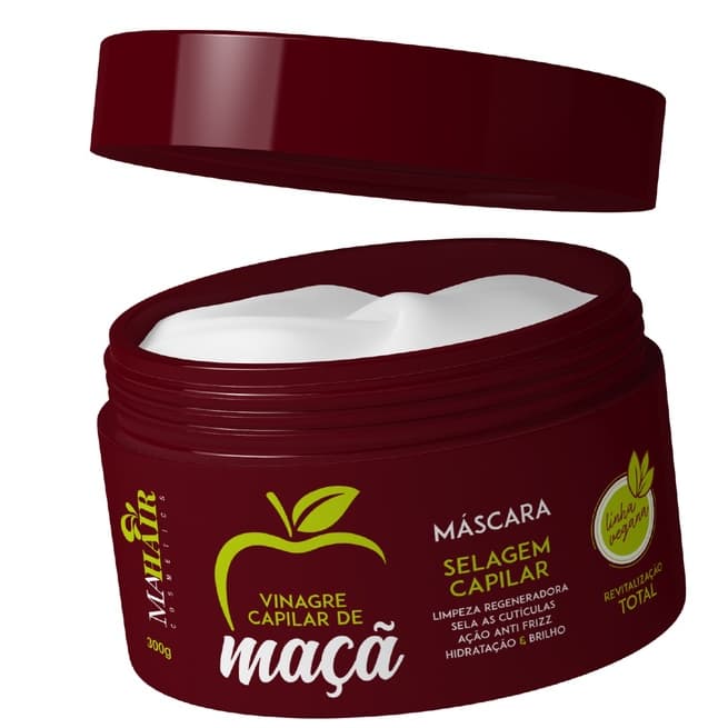 Máscara Capilar Vinagre de Maça Mahair Selagem Capilar Promoção!
