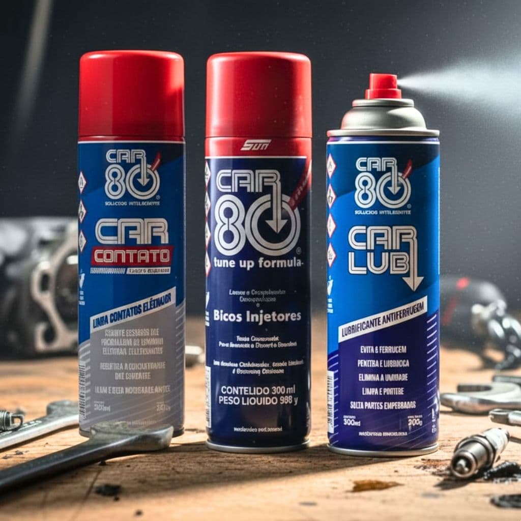 Car80 Limpeza Motor Contato Elétricos Descarbonizante Kit 3