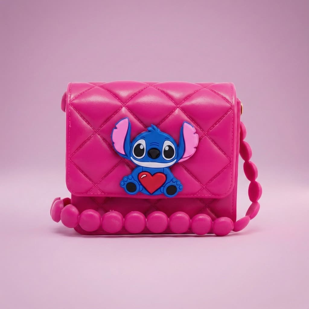 Bolsa Infantil Feminina Linda Casual pro Dia a Dia Fofinha Estampada Diurno- Promoção Envio Imediato