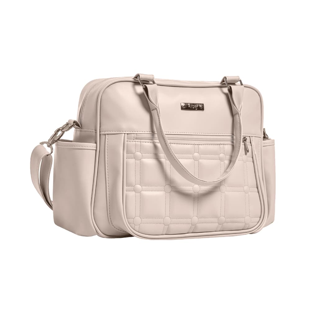 Bolsa Maternidade Grande HUG Rosa Linha Caramelo Menina
