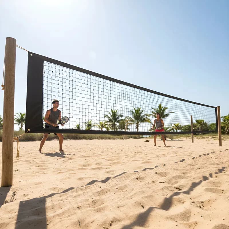 Rede De Futevôlei 9,50m 4 Faixas Oficial Modelo Profissional