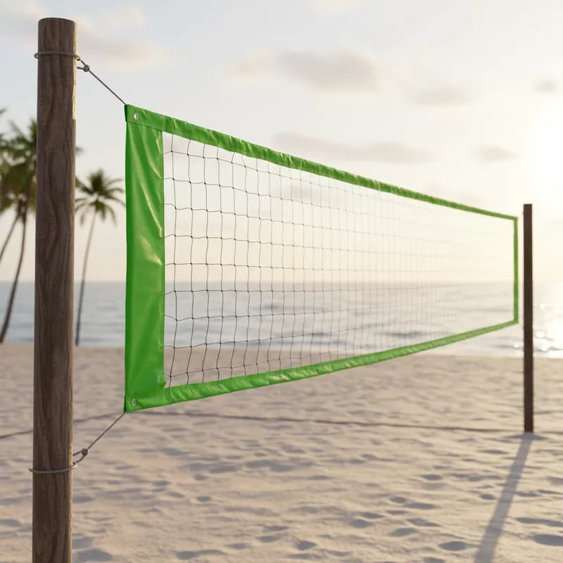 Rede de Vôlei/Futevôlei Profissional 9,50m 4 Faixas com Proteção UV