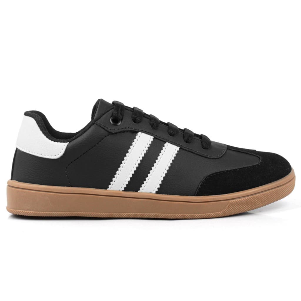 Tênis Feminino Casual Preto | Urbano, Leve e Ideal para Todo Dia