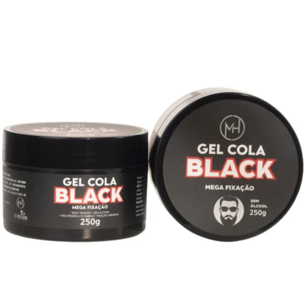 Gel Fixador Masculino Gel Cola Black Mahair Linha Homem Mega Fixação Promoção!