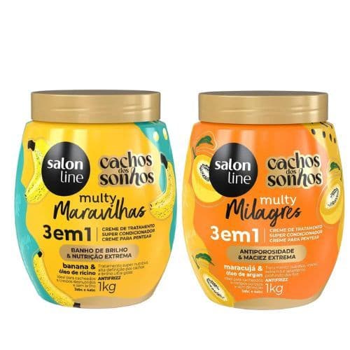 Creme de Tratamento MARACUJÁ/BANANA MULTYCACHOS DOS SONHOS 1kg