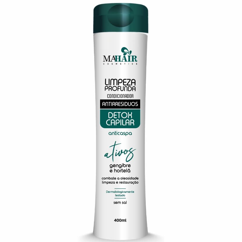 Condicionador Anti-caspa Antirresíduos Detox Capilar Mahair Promoção!