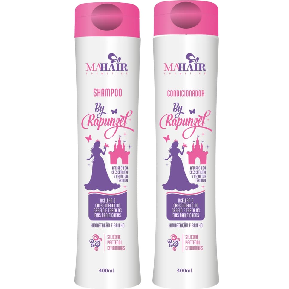 Kit Capilar Shampoo e Condicionador By Rapuzel Mahair Promoção!