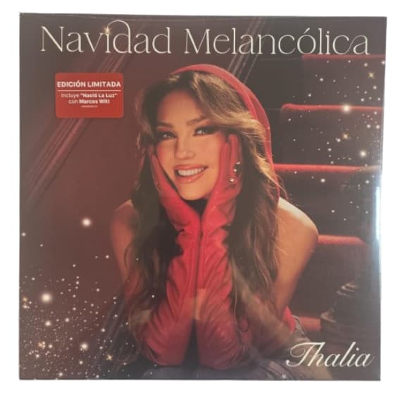 LP: Thalia — Navidad Melancólica (edição limitada) inclui "Nació la luz", c/ Marcos Witt (disco)