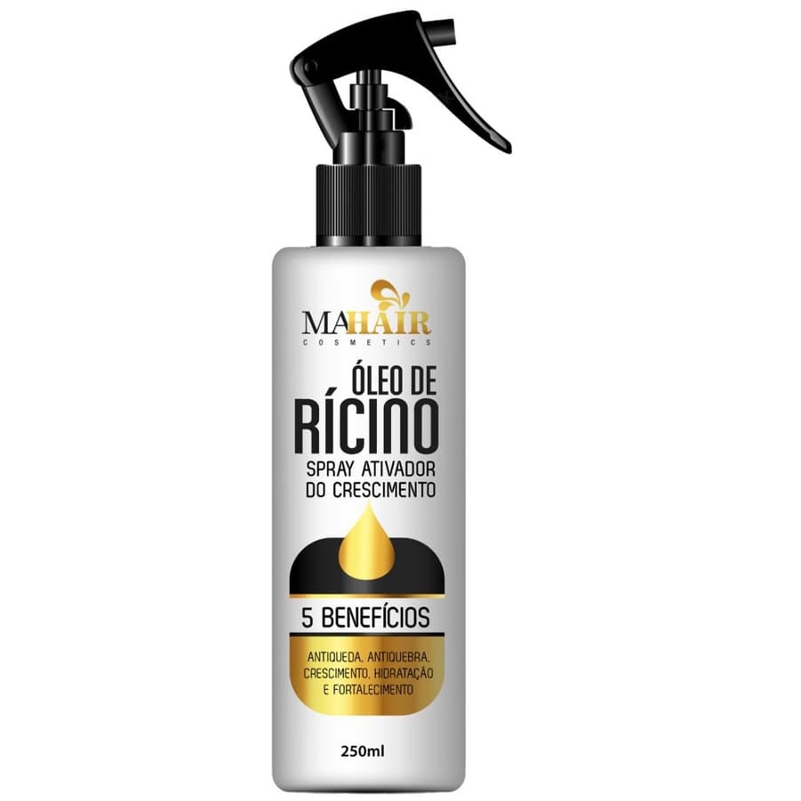 Spray Finalizador Multifuncional Óleo de Rícino Protetor Térmico Mahair Promoção!