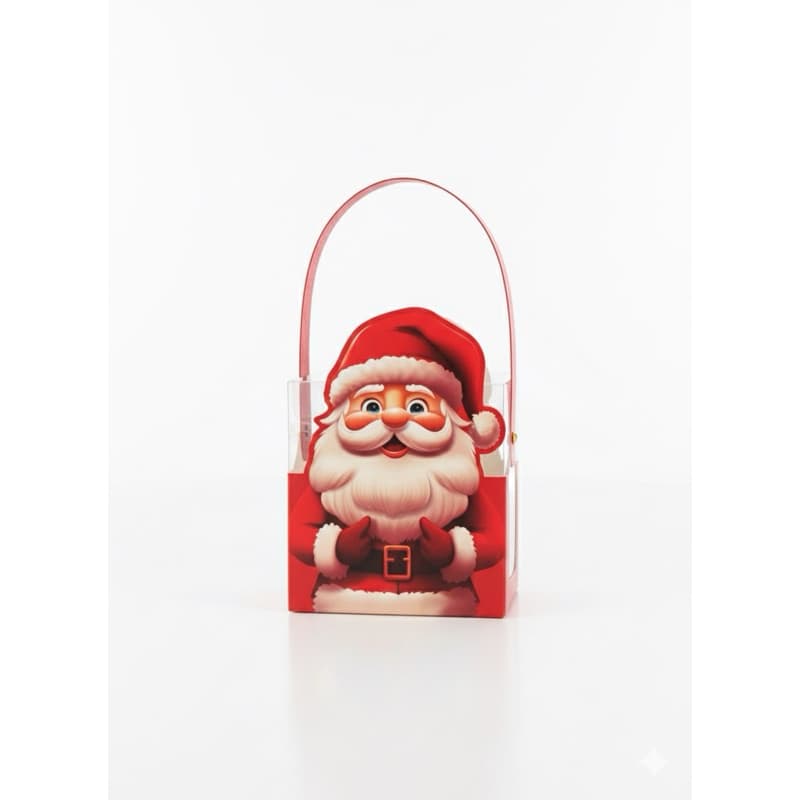 Kit 5 caixas de Natal com alça (embalagem)