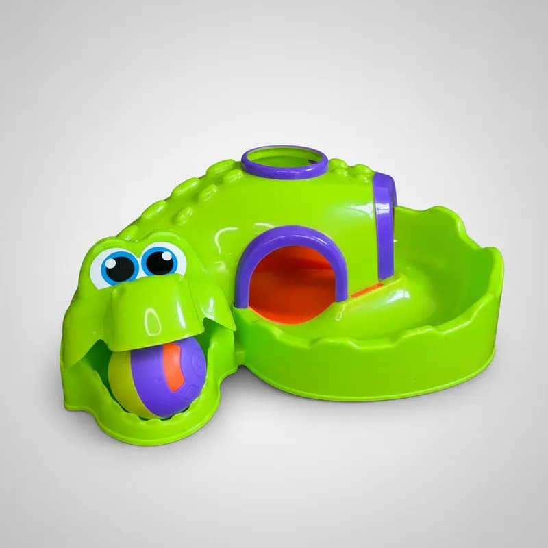 Brinquedo Infantil Crocoball para Criança Didático com Estimulo Sensorial