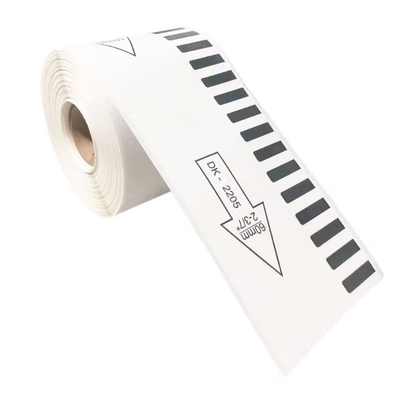 Etiqueta DK-2205 62mm x 30m para Impressora Brother – Alta Qualidade – Envio Imediato
