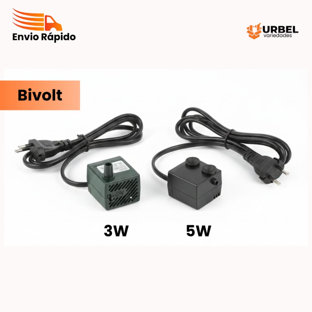 Bomba de Aquário Submersa 3W E 5W Cascata Hidroponia Bebedouro Pet Utilidade