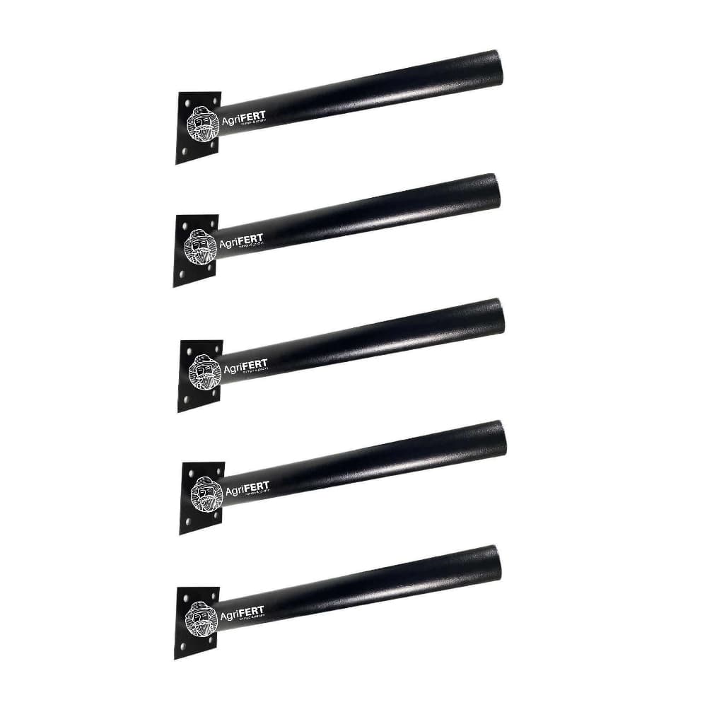 Suporte p/ Luminária Pública Solar Led 60cm Diâmetro 2" Aço Carbono com Pintura Eletrostática Preto