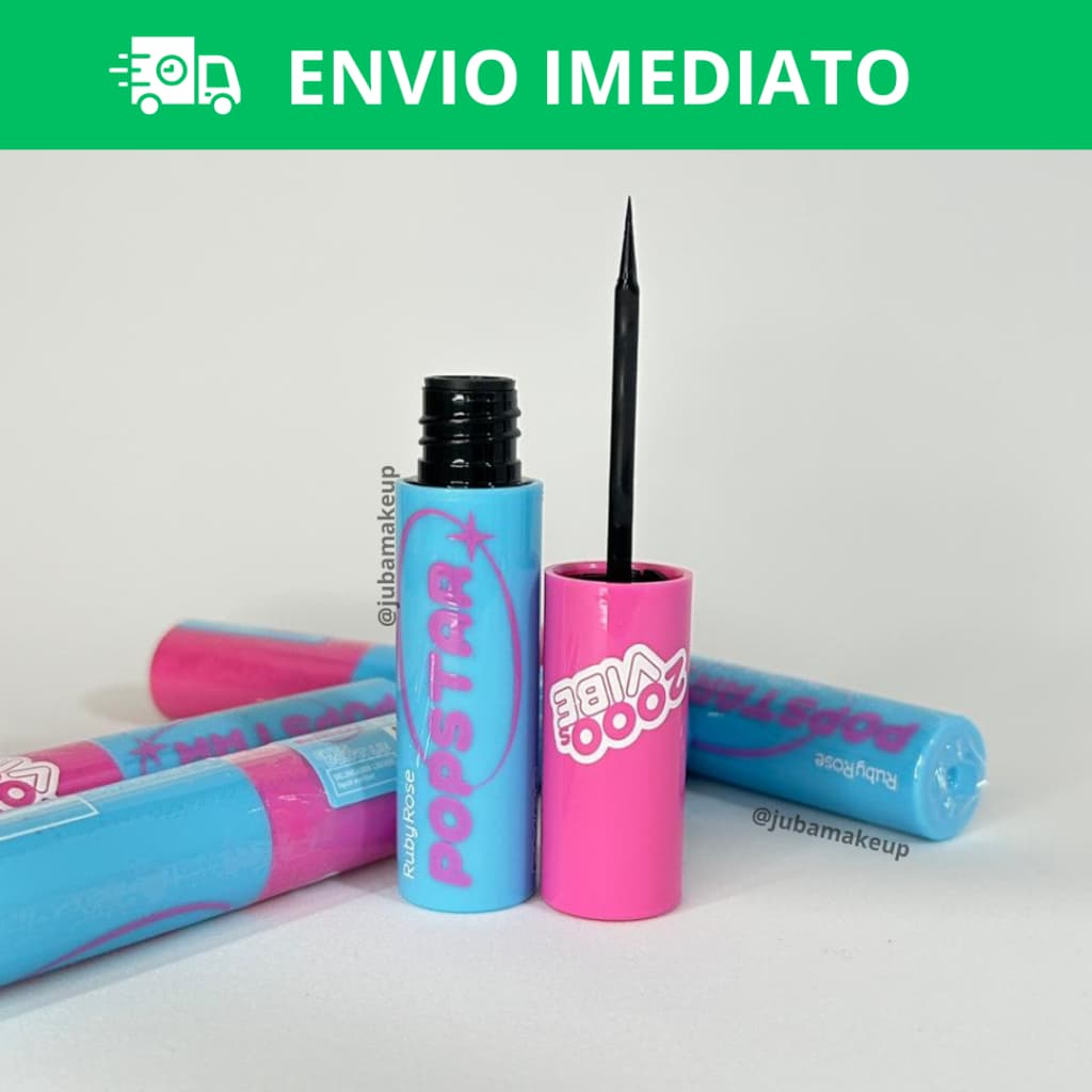 Delineador Liquido Preto Popstar Eyes Dont Lie Ruby Rose