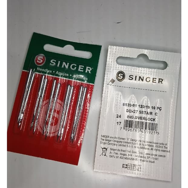 Agulha Singer Industrial Overlock Overloque DCx27 - 10 Unidades 6020-01 120/19