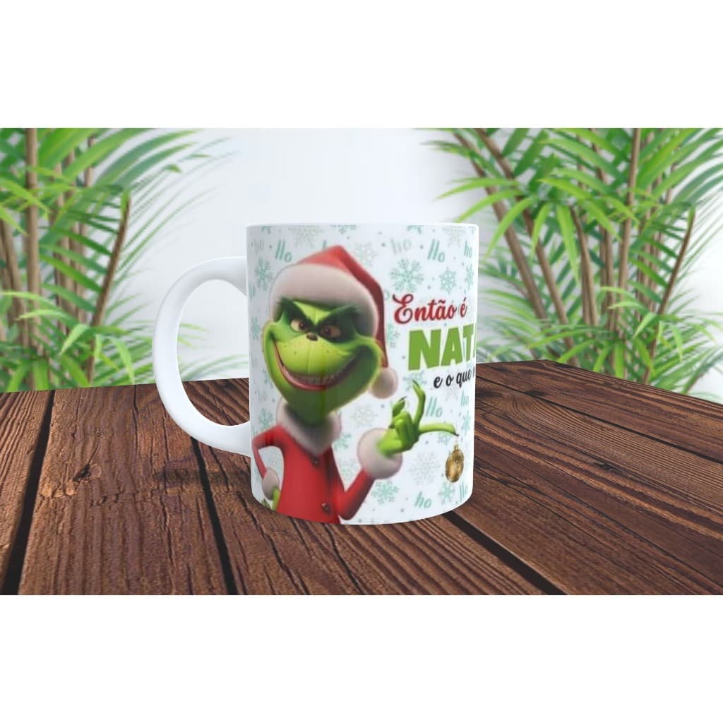 Caneca Personalizada - Então é Natal e Oque você fez