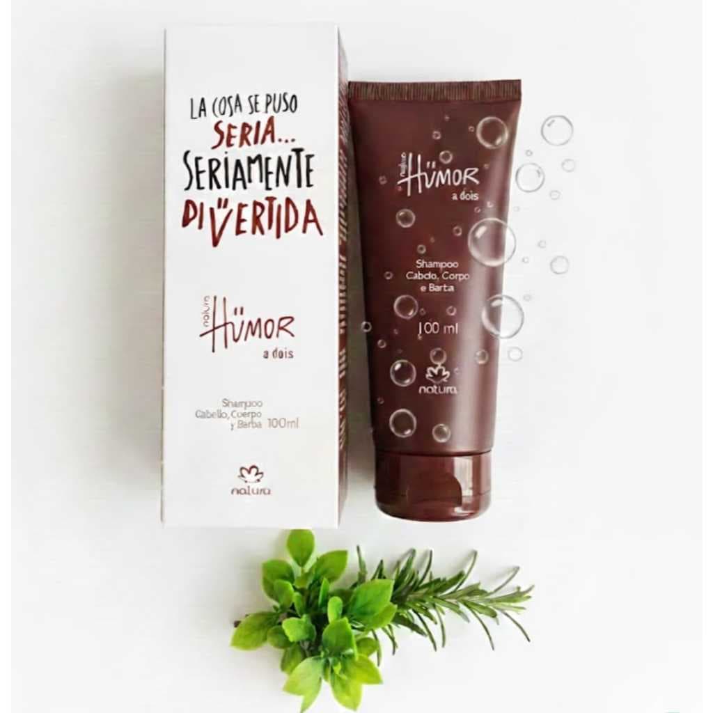 Shampoo para Cabelo, Corpo e Barba NATURA - Humor a Dois - 100 ml