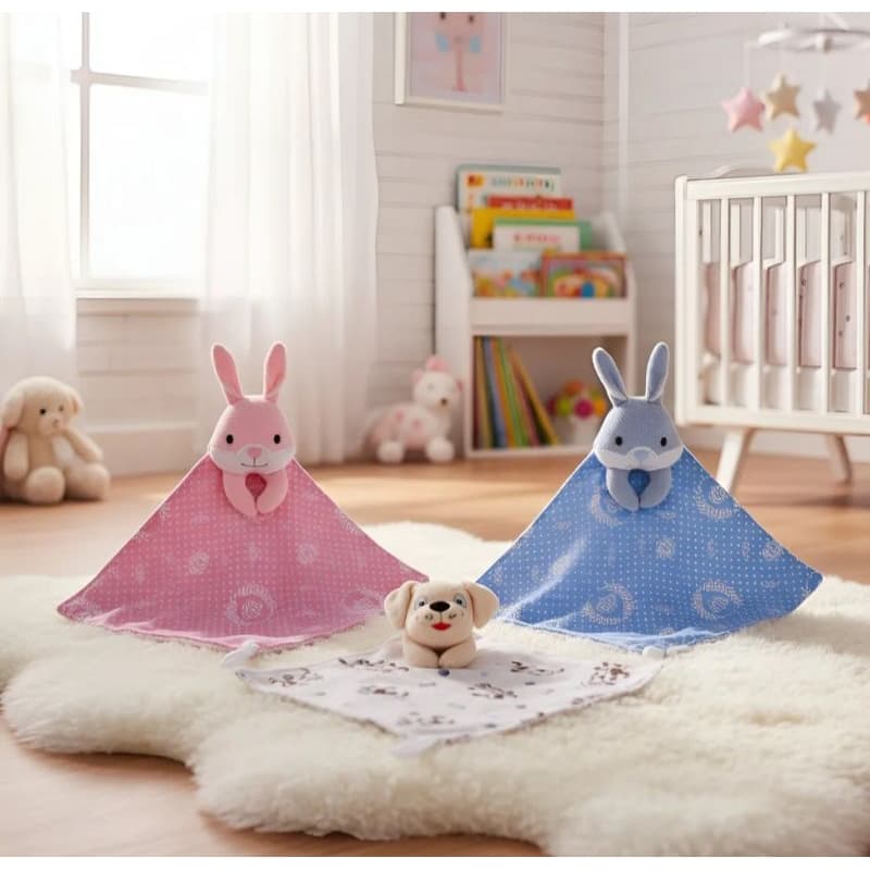 Naninhas Bebê 100% Algodão Kit 02 Unidades Menino Menina Antialérgico