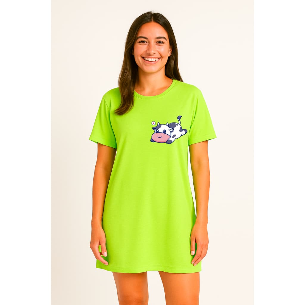 Camisola Malha Manga curta malha confortável e fresquinha desenhos bichinhos animais fofos